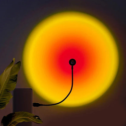 מנורת שקיעה LED בצבעי קשת מנורת USB בעיצוב שקיעה צבעונית – יוצרת אווירה קסומה בחדר ומושלמת לצילום, קיר, חדר שינה או כמתנה מיוחדת. מקרינה אור ניאון חם ומרגיע, אידיאלית לעיצוב החלל שלך ולהוספת טאץ' ייחודי